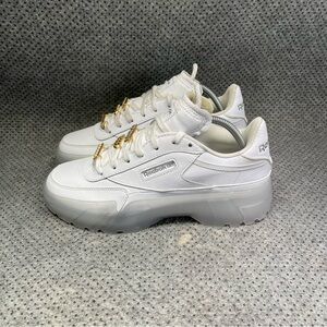 Reebok Club C Cardi B Low White Shoes Size 10 Women’s